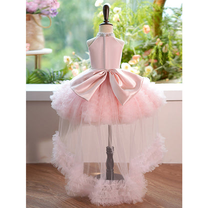 Luxurious Baby Girl Flower Girl  Dress Toddler Birthday Pageant Princess Dress