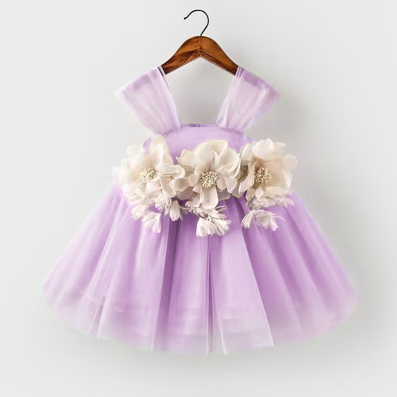 Drip-A-Holic Baby Flower Girl Dress – Toddler Birthday Party & Formal Summer Dress