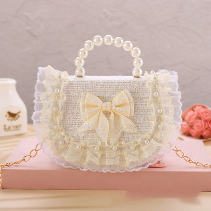 Flower Girl Bow Children's Bag Girl Princess Bag